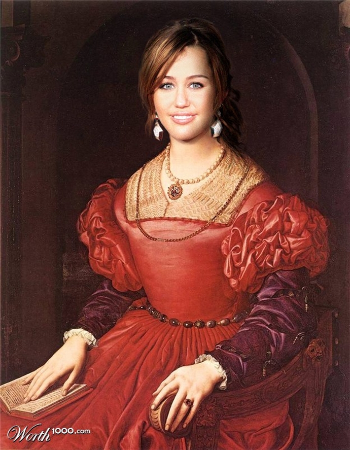 Miley-Cyrus-classic-paintings-fashion-design-weeks
