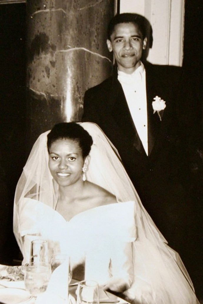 The-Most-Famous-Wedding-Dresses-Michelle-Obama