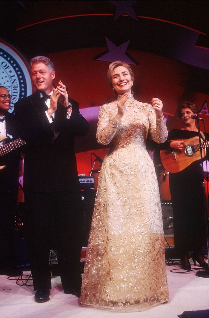 Clintons Celebrate At Inaugural Balls